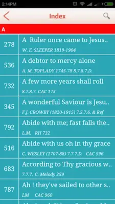 THE REDEEMED HYMNAL android App screenshot 3