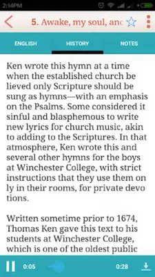 THE REDEEMED HYMNAL android App screenshot 5