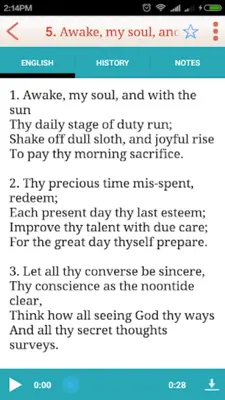 THE REDEEMED HYMNAL android App screenshot 6